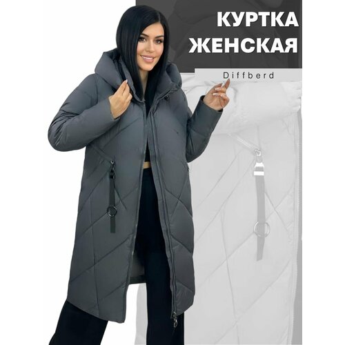 фото Куртка diffberd, размер 48, серый
