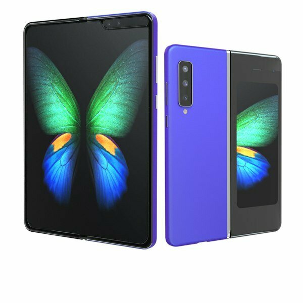 Глянцевая Гидрогелевая пленка на Samsung Galaxy Fold/Самсунг Галакси Фолд, 1шт