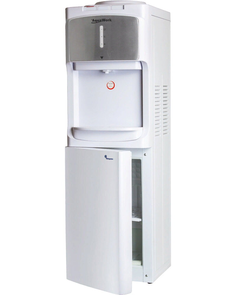 Кулер для воды Aqua Work R83-B белый с холодильником компрессорный - фотография № 1