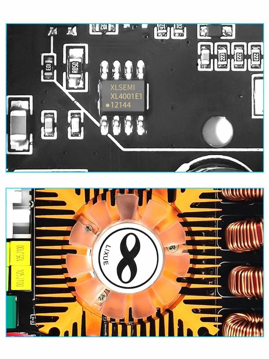 Плата цифрового аудио усилителя пассивных колонок высокой Мощности 2.0 HI-FI Стерео 160 Вт * 2