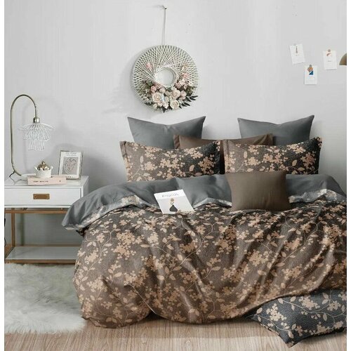 Постельное белье семейное Sleeping Place поплин, простынь 240x220см пододеяльники 2 шт. 145x214 см наволочки 50x70, хлопок 100%