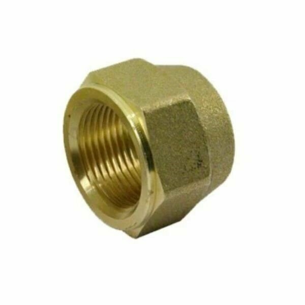 фото Гайка 1/4 SAE латунная для кондиционера под вальцовку, 10 шт