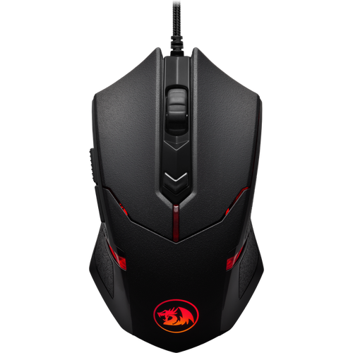 Defender Оптическая мышь Defender Redragon Centrophorus 2 77942, 4кн.+скр, черный (USB) (ret) мышь redragon impact elite игровая оптическая беспроводная usb черный [77855]