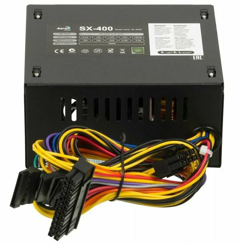Блок питания SX-400 400W , SFX , Fan 8cm , Retail — фото 4