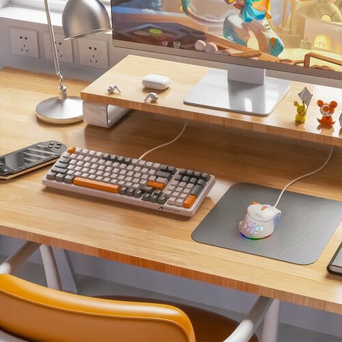 голубой, оранжевый, желтый, серый