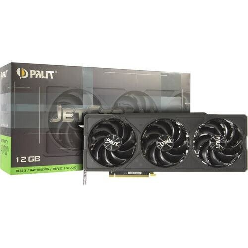 Видеокарта PALIT RTX4070Ti JETSTREAM 12GB GDDR6X 192bit 3-DP HDMI NED407T019K9-1043J (NED407T019K9-1043J) - фото №14