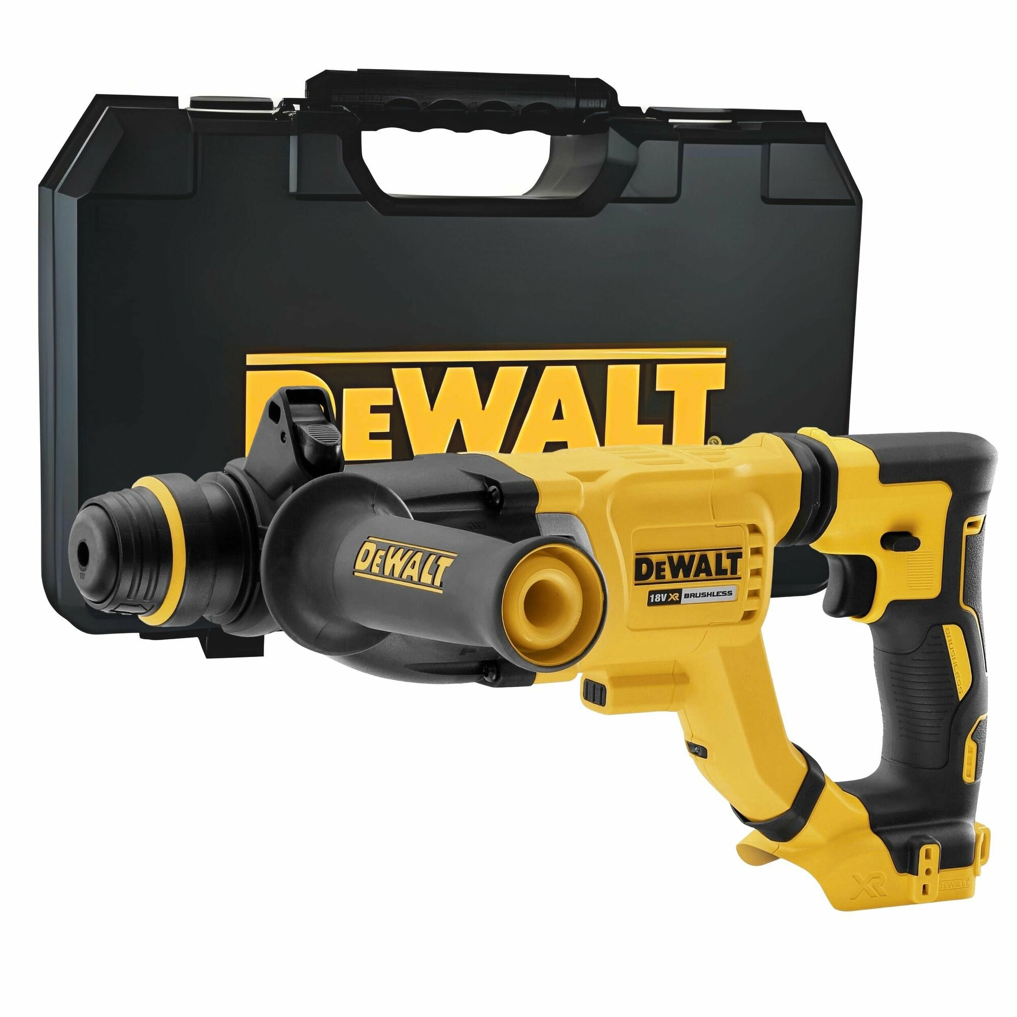 Аккумуляторный бесщеточный перфоратор DEWALT 18В, 3 Дж, 1165 об/мин, 3400 уд/мин, без АКБ и ЗУ, в кейсе, DCH263NK