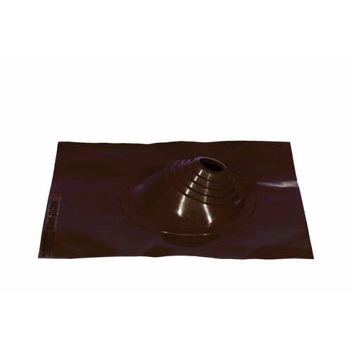 Манжета кровельная угловая Мастер Флеш PRO № 1 (75-200) силикон для дымохода коричневая окрашенная (8017)