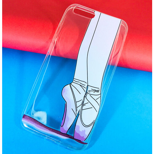 Чехол на смартфон Xiaomi MI6 Накладка силиконовая прозрачная силиконовая с рисунком ног балерины