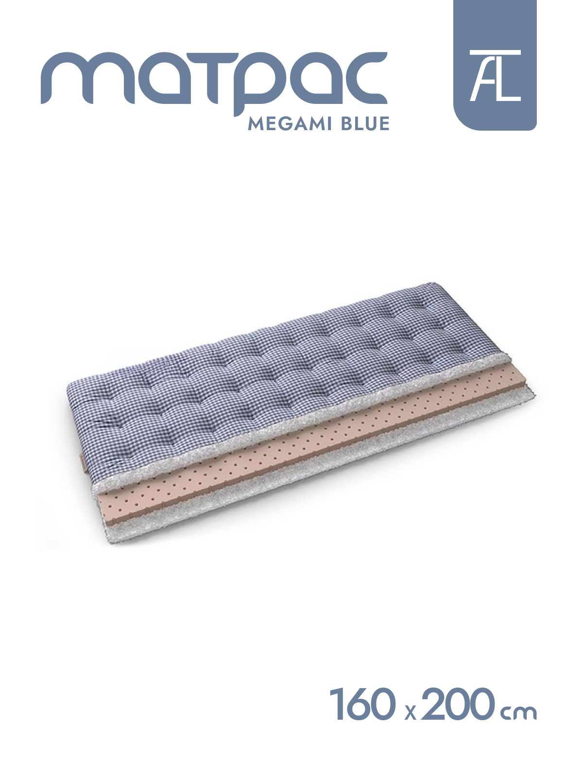 фото Матрасы Mr.Mattress Megami blue, 160х200 см