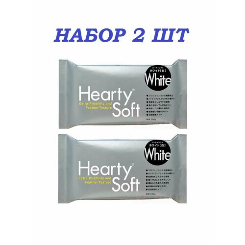 Полимерная глина Padico Hearty Soft( Харти софт), 200гр набор 2шт.