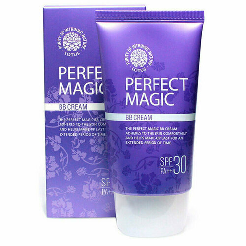 WELCOS BB крем для идеального макияжа Kwailnara Lotus Perfect Magic BB Cream SPF30 PA++ 50 мл