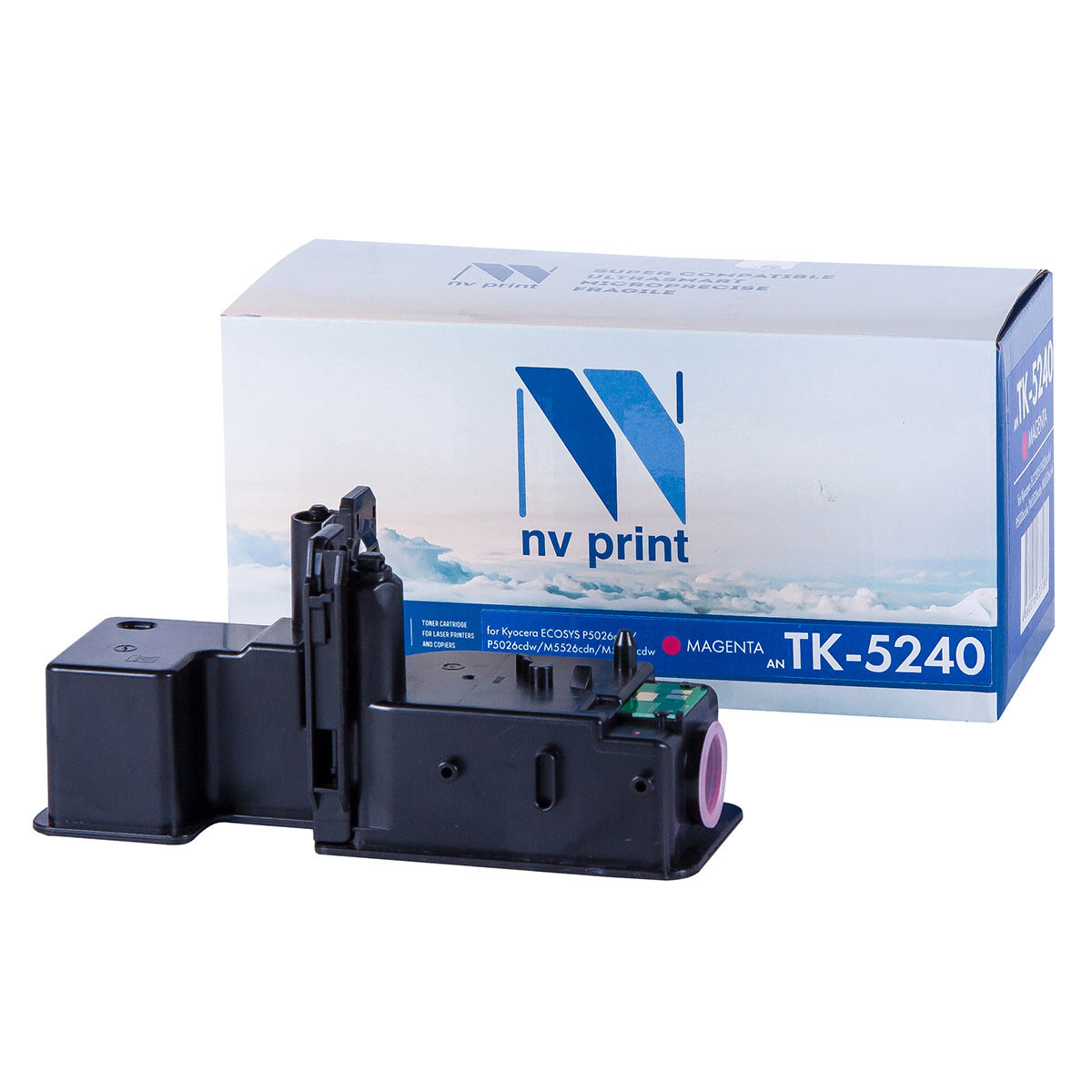 Картридж для принтера NV Print NV-TK-5240 Magenta, для Kyocera Ecosys P5026cdn/P5026cdw/M5526cdn/M5526cdw, совместимый