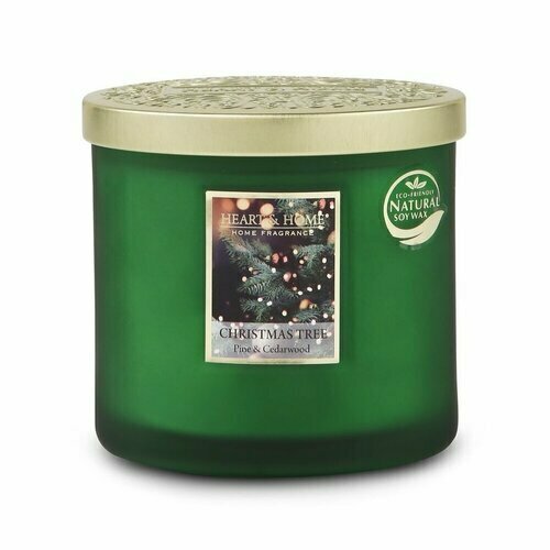 Свеча Heart&Home с двумя фитилями Christmas Tree, 220 гр