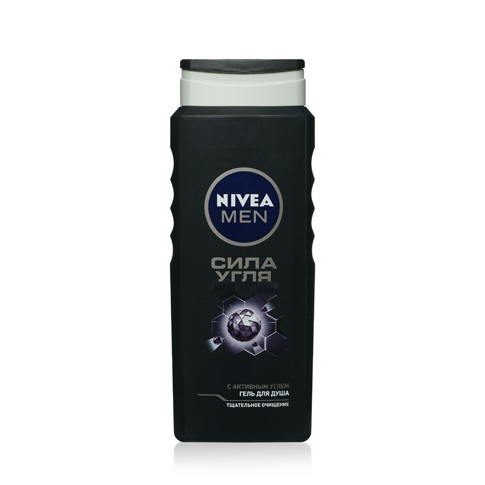 Гель для душа Nivea For men. Сила угля, 500 мл - фото №14