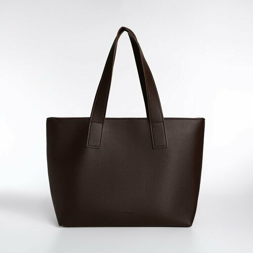 фото Сумка тоут textura, коричневый