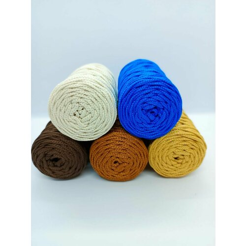 Шнур полиэфирный для вязания 3 мм подарочный набор (№38)