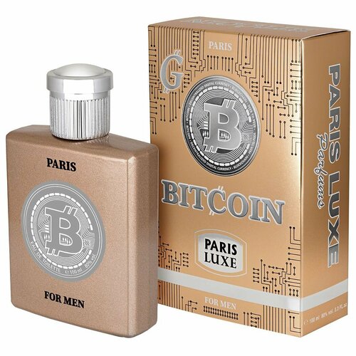 Paris Line Parfums Туалетная вода мужская Bitcoin G золотой 100мл