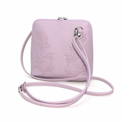 Сумка кросс-боди Kalinovskaya, фактура зернистая, фиолетовый