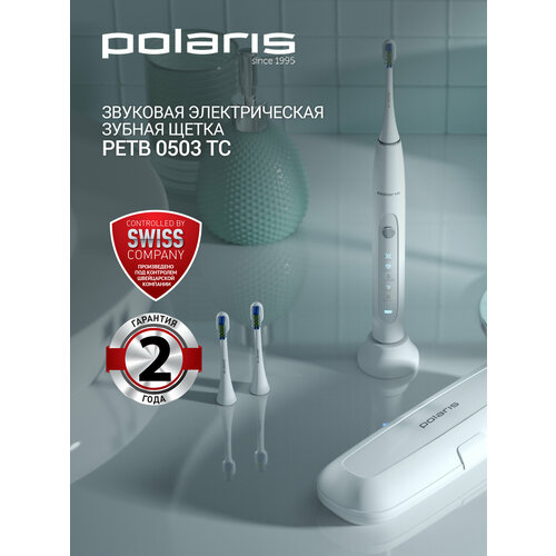 звуковая зубная щетка Polaris PETB 0503, CN, белый