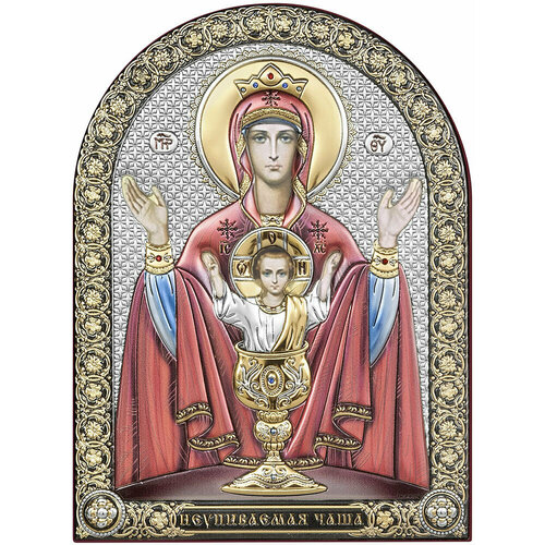 икона beltrami неупиваемая чаша богородица 6397 o3 13 7 х 17 2 см Икона Неупиваемая Чаша 6397 (C / CT), 6.2х8.4 см