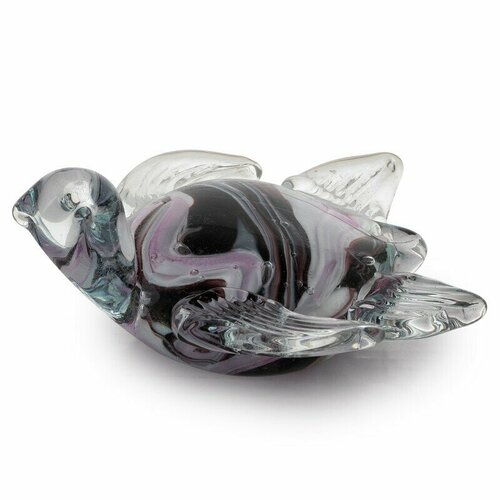 Статуэтка Черепаха роза-неро из венецианского стекла/ Mirho/ 17508