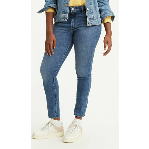 фото Джинсы скинни levi's, размер 25/30, синий