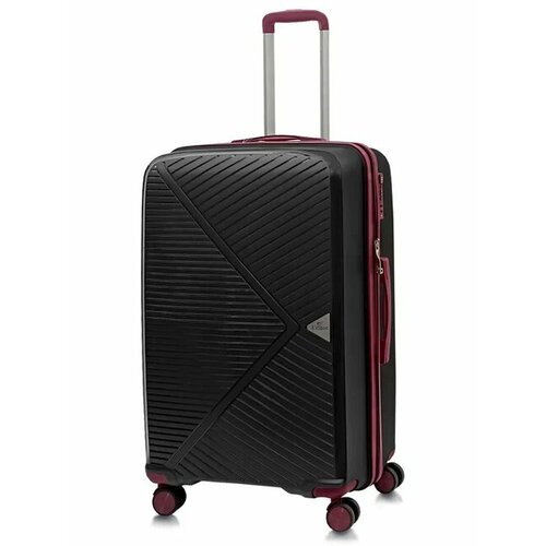 Чемодан L'case, 119 л, размер L, черный чемоданы на колесах l’case чемодан на колесах l’case phuket s 20 coffee