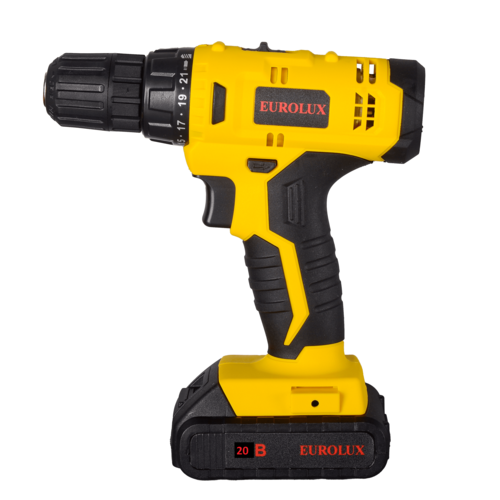 Дрель-шуруповерт аккумуляторная ДА-202Li Eurolux 458600₽