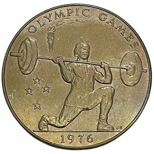 Самоа 1 тала 1976 г. (XXI Летние Олимпийские игры 1976, Монреаль) (CN) банкнота номиналом 10 тала 2005 года самоа