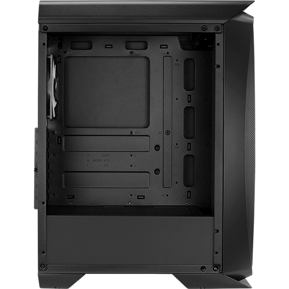 Корпус ATX AEROCOOL Aero One Frost-G-BK-v1, Midi-Tower, без БП, черный - фото №3