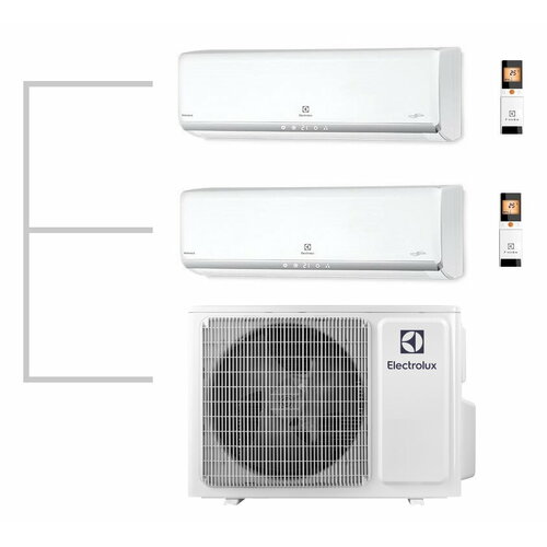 мульти сплит система на 2 комнаты electrolux eacs i 09hm fmiх2 eaco i 18 fmi 2 n8 Electrolux Мульти сплит-система Electrolux на 2 комнаты (25 + 25 кв. м.) ELECTROLUX EACS/I-09 HM FMI/N8_ERP x 2/ELECTROLUX EACO/I-18 FMI-2/N8_ERP