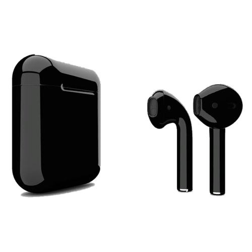 Беспроводные наушники Apple AirPods 2 Color черный глянцевый 1741000₽