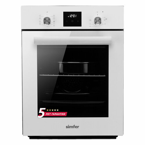 Электрический духовой шкаф Simfer B4EW59070 9 режимов работы гриль турбо-конвекция таймер белая 3187000₽