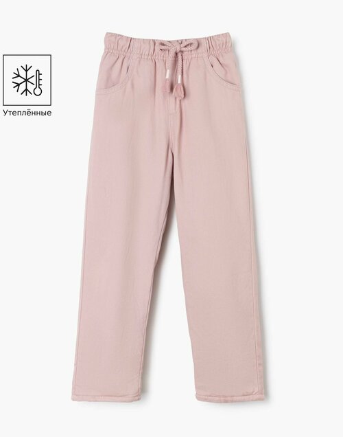 Брюки Gloria Jeans, размер 2-3г/98, розовый