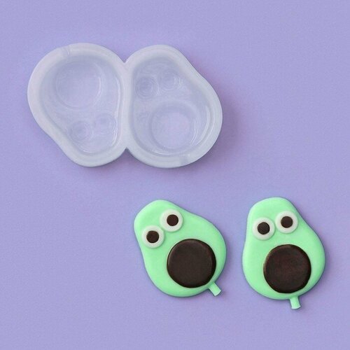 Силиконовый молд для леденцов и шоколада Авокадо 74 см 666₽