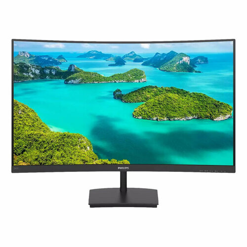 Монитор Philips (241E1SC(00/01) 23.6/VA/FHD/HDMI/VGA/75Hz/250cd монитор philips 241e1sc 00 01 23 6 черный [241e1sc 00 01 ]