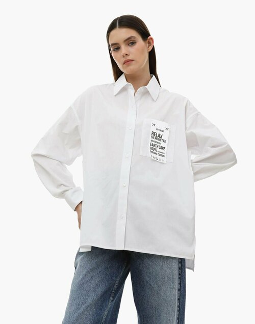 Блуза  Gloria Jeans, размер XXS/XS, белый