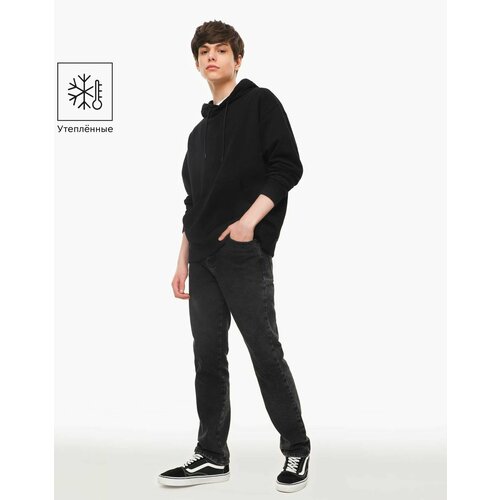 фото Джинсы gloria jeans, размер 8-9л/134 (33), серый