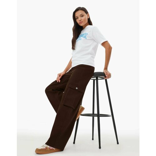 Брюки карго Gloria Jeans, размер 48/170, коричневый брюки gloria jeans размер 12мес 80 коричневый