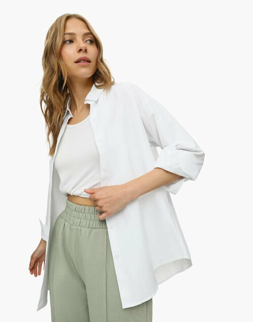 Блуза  Gloria Jeans, размер S, белый