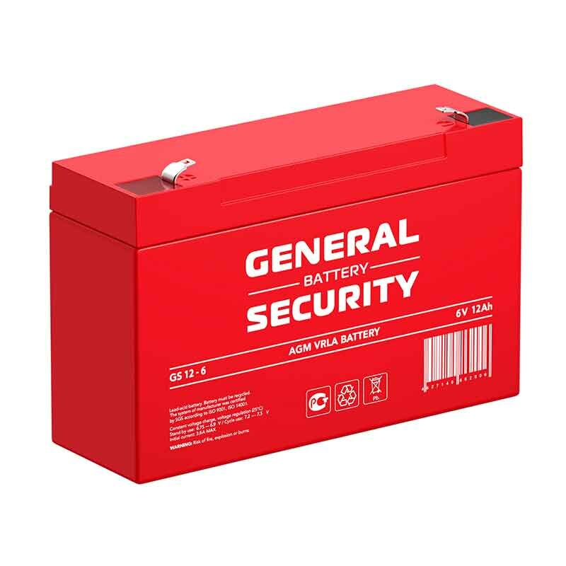 General Security Аккумулятор General Security GS 12-6