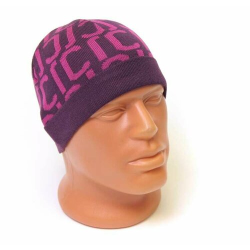 фото Шапка roberto cavalli, размер l, розовый, фиолетовый