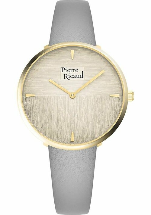 Наручные часы Pierre Ricaud Strap P22086.1D11Q, серый, золотой