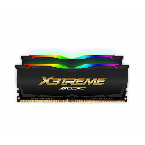 Память оперативная DDR4 OCPC X3 RGB 16Gb (8Gbx2), 4000Mhz, (MMX3A2K16GD440C19BL)