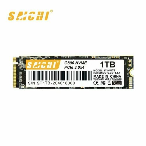 Внутренний SSD M.2 PCI-E 3. x x4 накопитель SAICHI 1 ТБ NVM express, SSD NVME 1 Tb