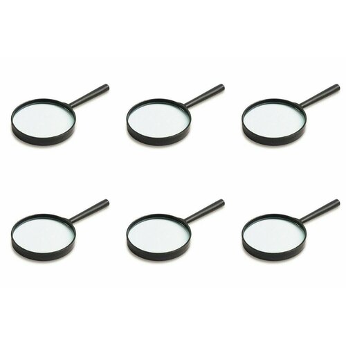 Attache Лупа Увеличение х5 90 мм черный 6 шт 1322₽