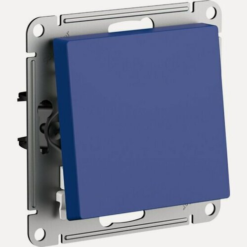 Изображение товара Выключатель Systeme Electric (schneider Electric) AtlasDesign 1-клавишный, сх.1, 10АХ, механизм, Аквамарин, ATN001111