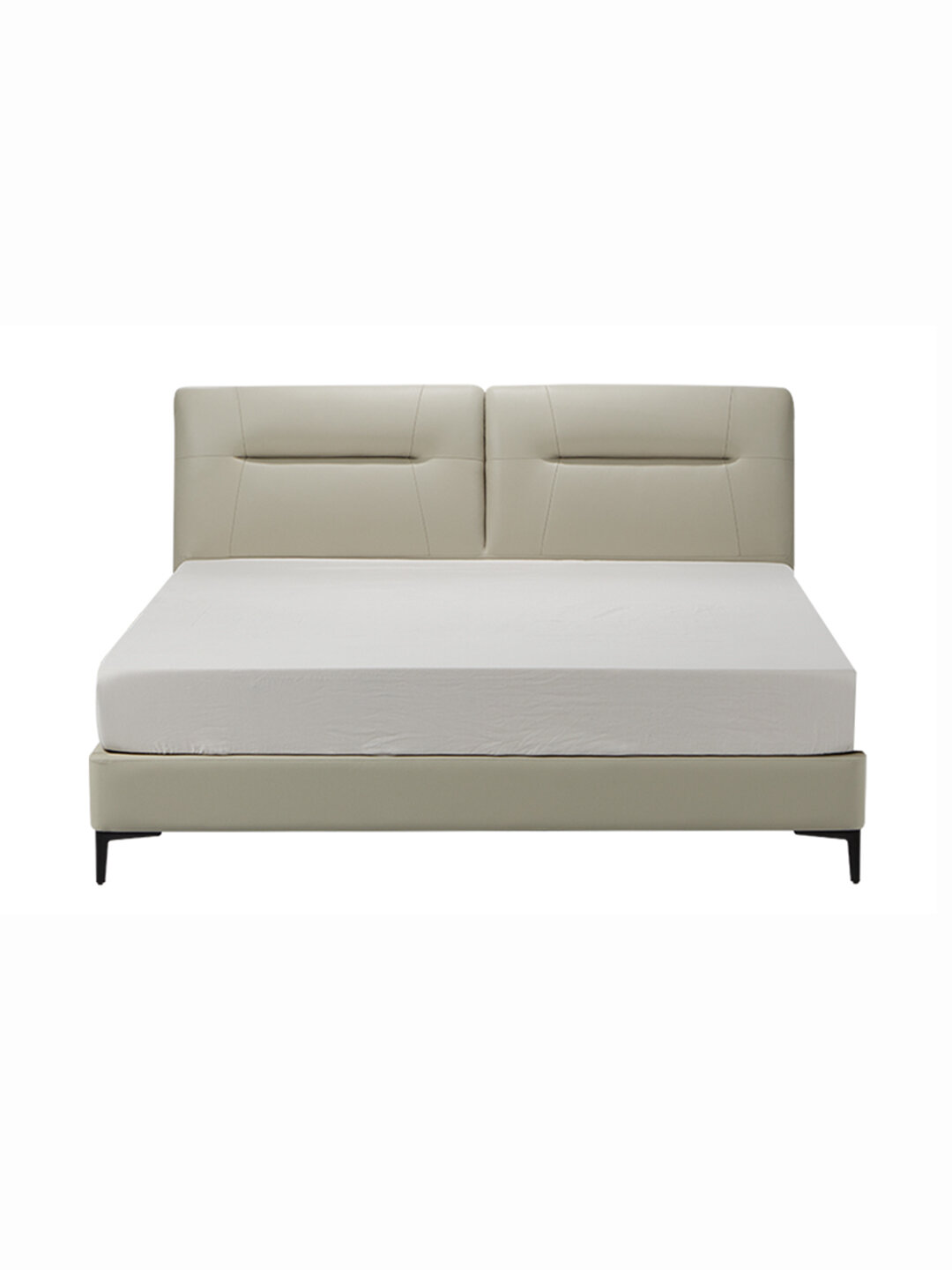 Двуспальная кровать Xiaomi 8H Sugar Fashion Soft Leather Soft Bed 1.5m Sky Grey (JMP5) (без матраса)