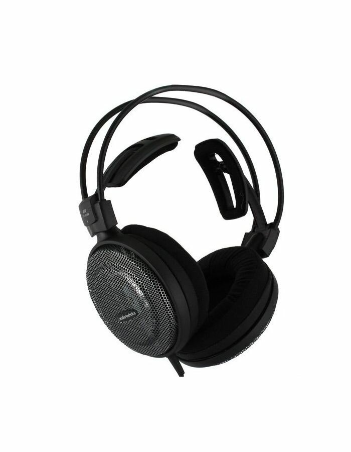 Наушники AUDIO-TECHNICA ATH-AD700X, 3.5 мм/6.3 мм, мониторные, черный [15116271] - фото №11